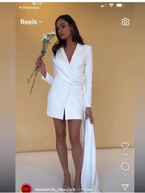 Miss Circle - white drapling balzer White